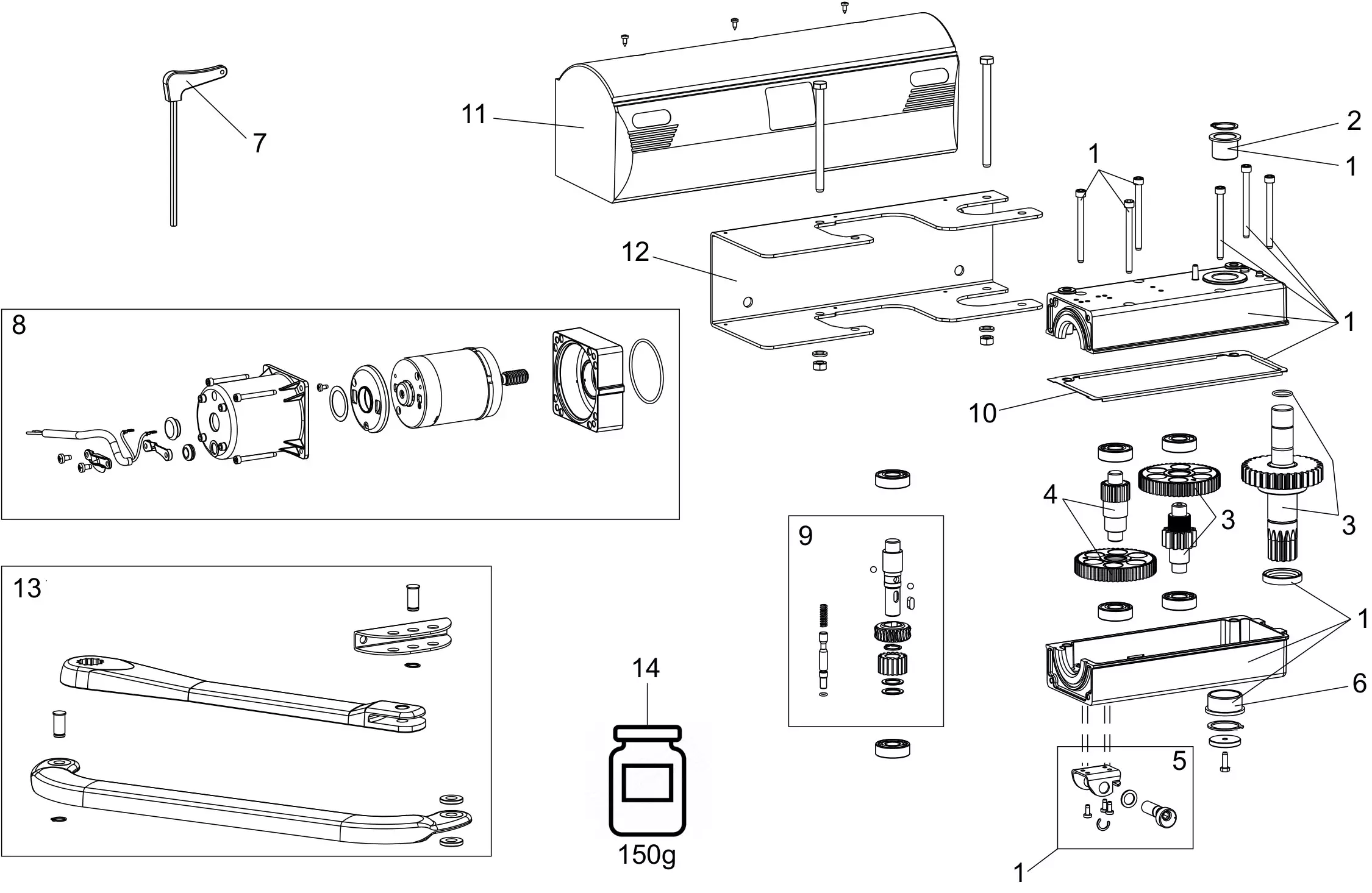 Genius Trigon 24V spare parts