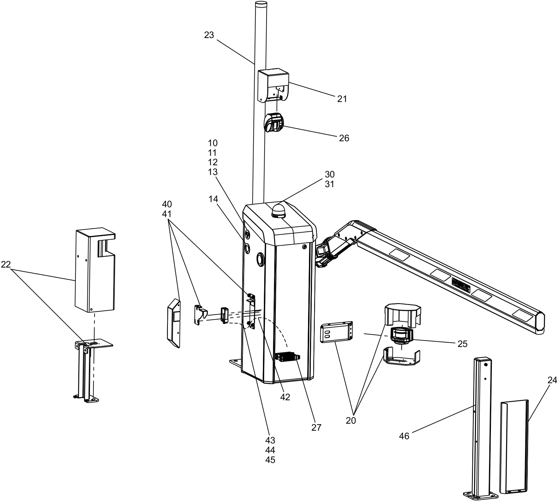 AC Access Spare parts for mounting spare parts