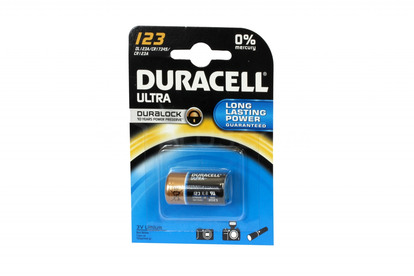 DURACELL Lithum battery CR123A