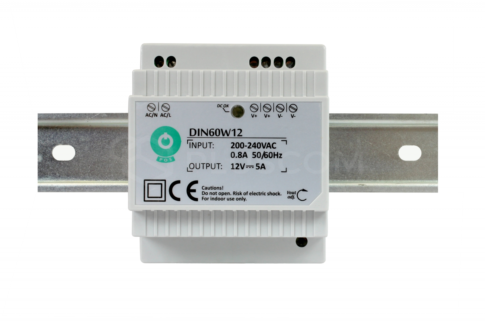 DIN60W12 DC 12V 5A DIN rail power supply
