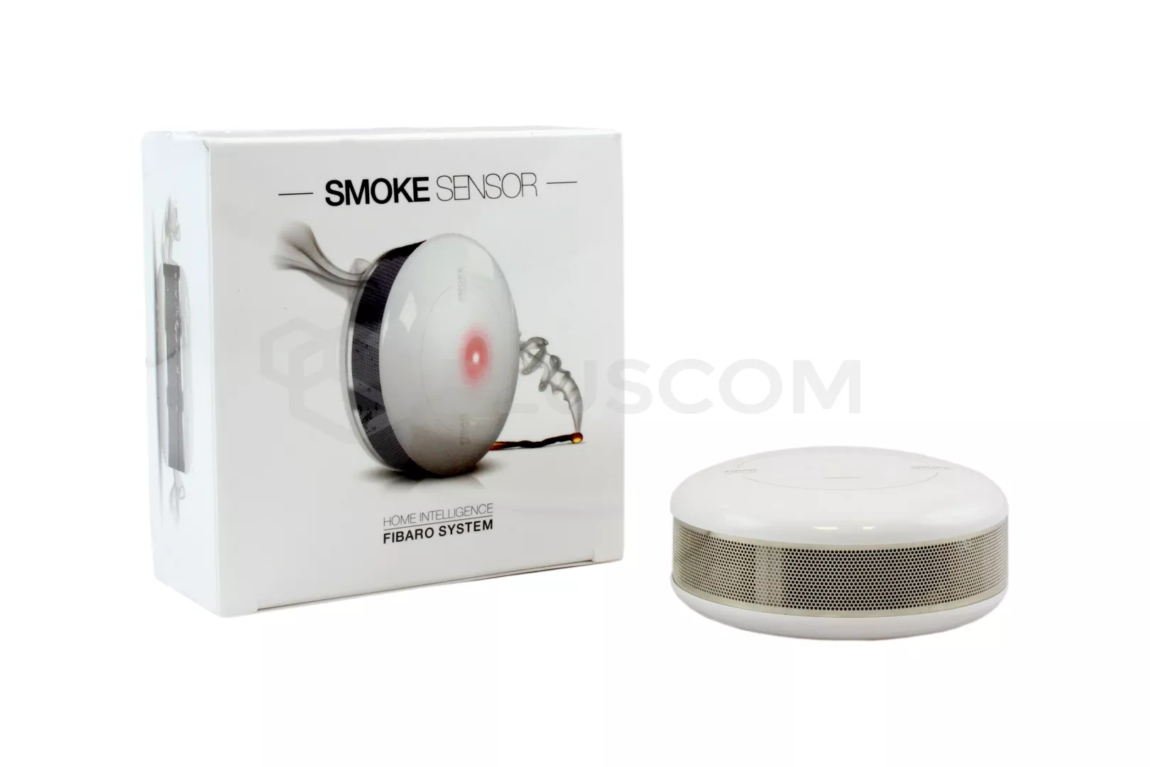 Fibaro FGSD-002-ZW5 Smoke Sensor 2 Z-Wave Plus - Détecteur de fumée DAAF  (norme EN14604) 