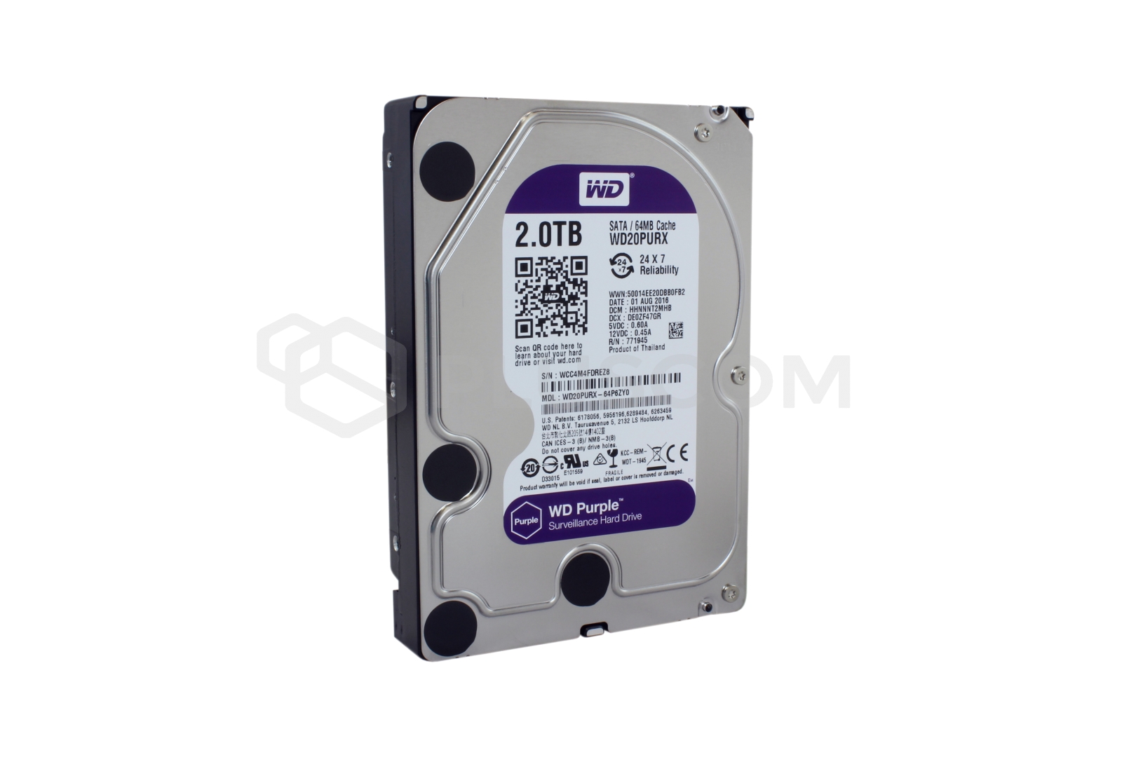 2TB HDD WD Purple