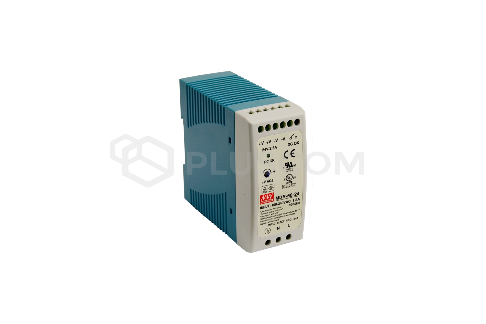 MDR6024 Mean Well DC 24V/2,5A DIN TS35
