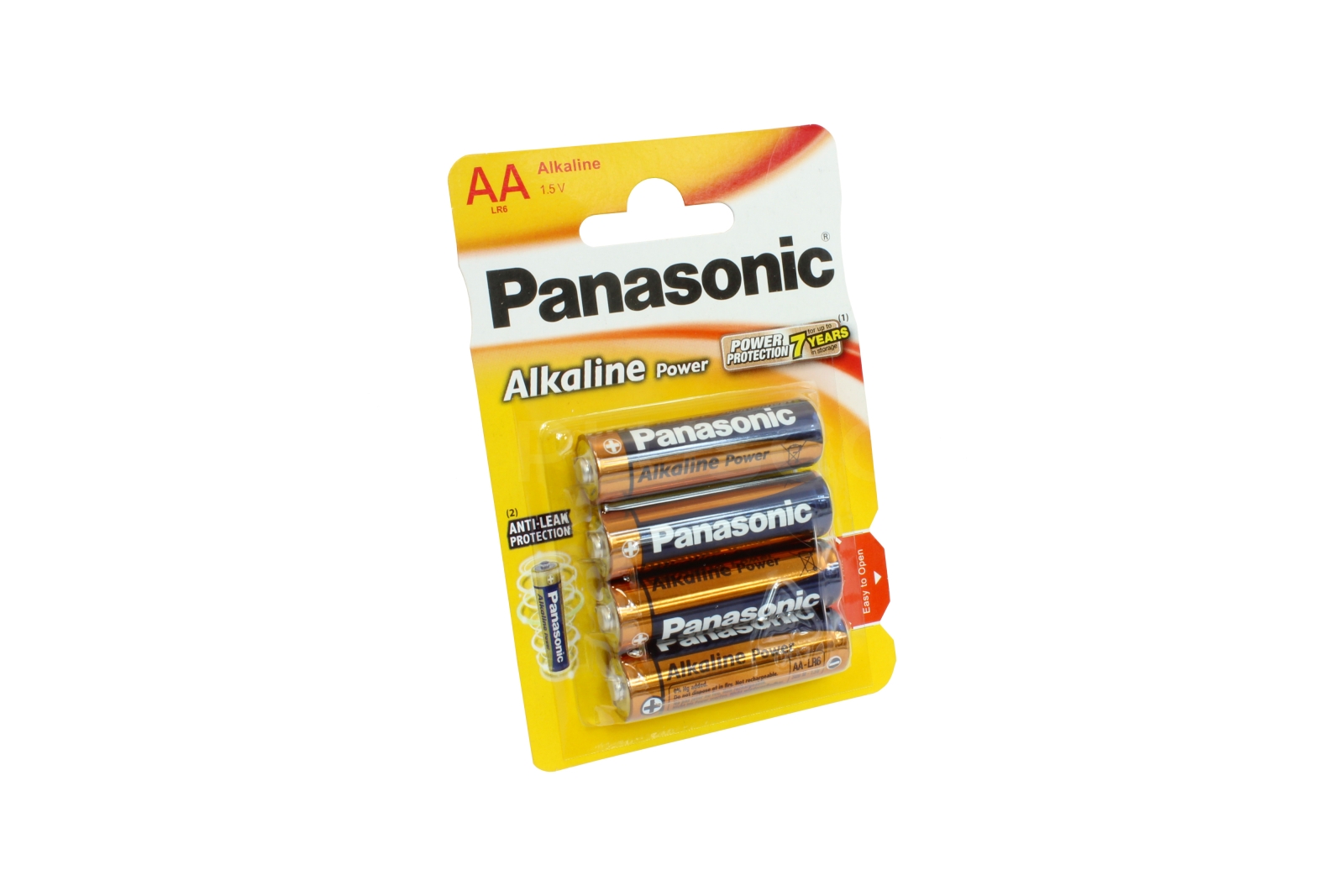 PANASONIC Alkaline batteries AA LR6 4szt