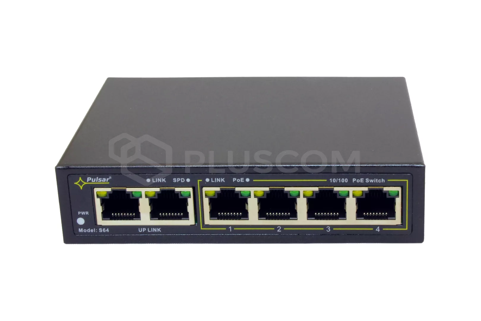 Switch PoE Pulsar S64 dla 4 kamer IP