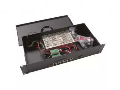 24V 8p PoE RACK 19 buffer power supply