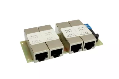 4xLAN/4xPoE PoE-Adapter