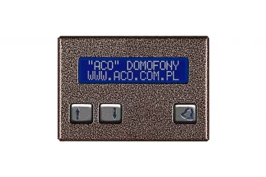 Aco CDN-230E BR Elektronisches Telefonbuch (LCD-Display) (Farbe: BR-braun)