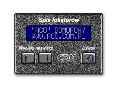 Aco CDN-230E GR Répertoire électronique (écran LCD) (couleur : GR-graphite)