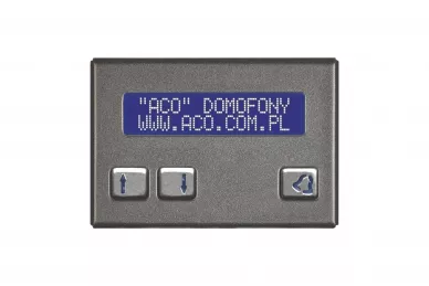 Aco CDN-230E ST Elektronisches Verzeichnis (LCD-Display) (Farbe: ST-Stahl), (Hintergrundbeleuchtung blau)