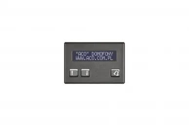 Aco CDN-230E V2 ST (W) Electronic occupants list