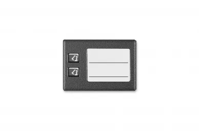 Aco CDN-2NP ST (W) Small, illuminated description list with 2 buttons