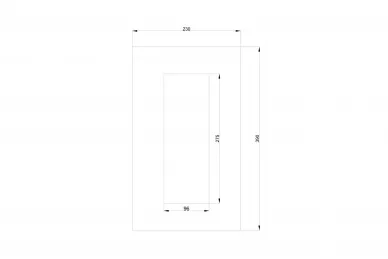 Aco CDN-M-M ST Lunette du cadre CDN-R-S-AL