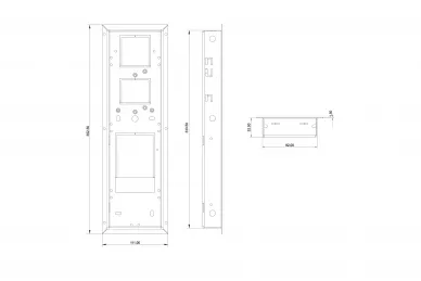 Aco CDN-RZ2-L Verdeckter Rahmen groß für CDNP7