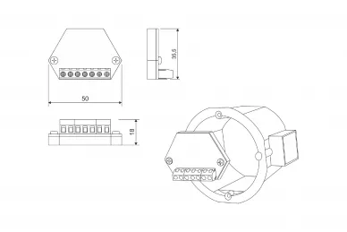 Aco CDNVS-60 Video-System-Kombinator