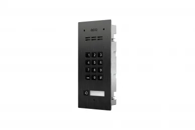 Aco COMO-PRO-CODE-A1 AL BK Panel domofonowy audio COMO PRO 