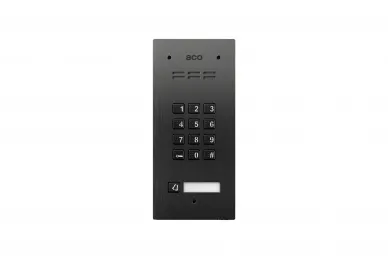 Aco COMO-PRO-CODE-A1 AL BK Panel domofonowy audio COMO PRO 