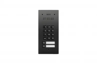 Aco COMO-PRO-CODE-A2 AL BK Panel domofonowy audio COMO PRO
