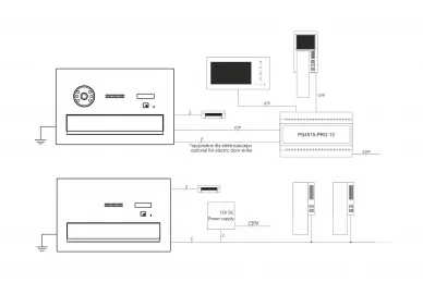 ACO COMO-PRO-POST-V1 Letterbox with built-in video intercom