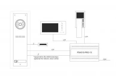 ACO COMO-PRO-V1 NT Digital video door entry system
