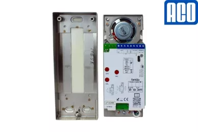 Aco FAM-P-2NPACC NT Interphone avec 2 boutons et lecteur de porte-clés