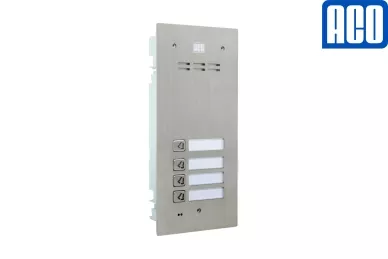 ACO FAM-P-4NPACC Digital door entry panel with 4 buttons and RFID reader