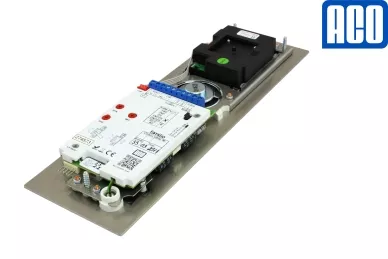 Aco FAM-PV-1NPZSACC Système de portier vidéo avec serrure à code, lecteur à 1 bouton et porte-clés