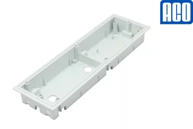Aco FAM-PV-1NPZSACC Système de portier vidéo avec serrure à code, lecteur à 1 bouton et porte-clés