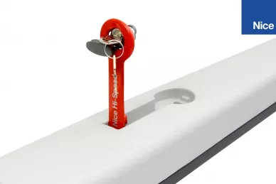 Actuator release lever: