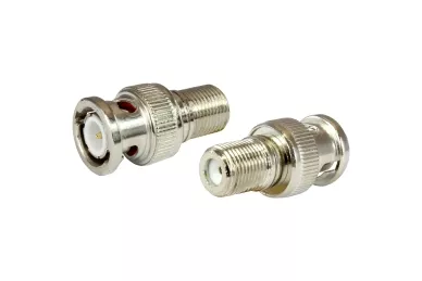Adapter BNC-Stecker - F-Buchse
