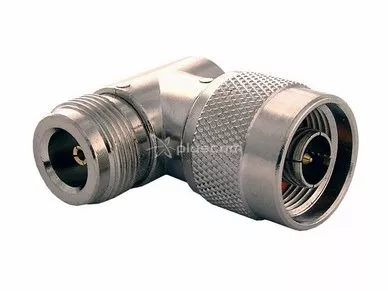 Adapter N male - N female (right angle)