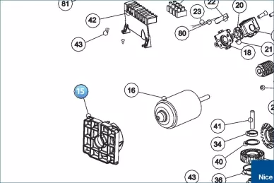 Adaptor do silnika 24V TOONA4024, 5024 (PPD1659.4540)