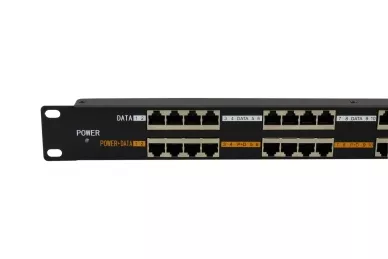 Adattatore PoE a 16 porte 10/100Mbit Rack 19''