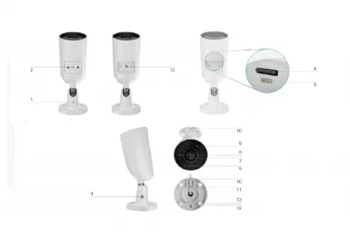 AJAX BulletCam (8Mp/2.8mm) 8Mpx IP Camera (Black)