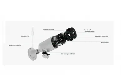 AJAX BulletCam (8Mp/4mm) 8Mpx IP Camera (Black)