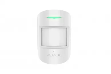 AJAX CombiProtect Jeweller Drahtloser Bewegungs- und Glasbruchmelder (weiß)