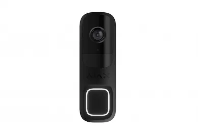 AJAX DoorBell Videocitofono con intelligenza artificiale e sensore PIR (nero)