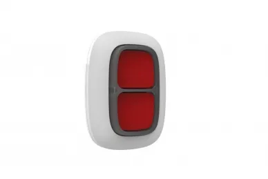 AJAX DoubleButton Jeweller Pulsante doppio wireless (bianco)