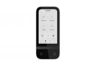 AJAX KeyPad TouchScreen Jeweller Tastiera wireless con touchscreen (bianca)