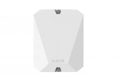 AJAX MultiTransmitter Jeweller Modulo wireless per il collegamento di sensori esterni (bianco)