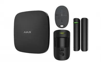 AJAX StarterKit Cam Kit di allarme wireless (nero)
