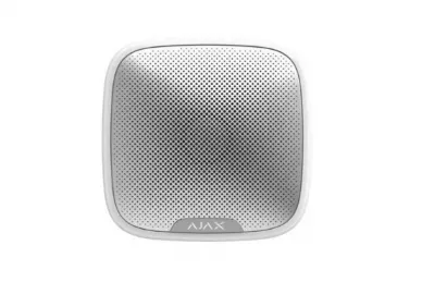 AJAX StreetSiren Jeweller Wireless Outdoor Siren (White)