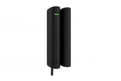 AJAX Superior DoorProtect Plus Fiber Wired Magnetic Sensor with Shock and Tilt Detection (Black)