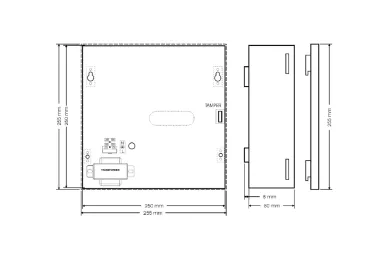 Alloggiamento Pulsar AWO040 per trasmettitori GSM con trasformatore