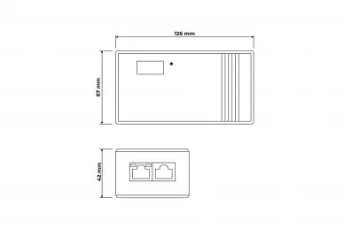ATTE IPM-90-550 Midspan PoE 1 canale