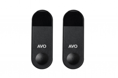 AVO AFTBAT 180° adjustable photocells for narrow posts, battery-powered