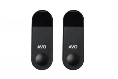 AVO AFTBAT 180° adjustable photocells for narrow posts, battery-powered