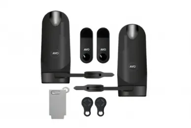 AVO ARTO PRO Kit de motorisations pour portails battants jusqu'à 2,3 m avec interface pour commande via application