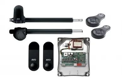 AVO ATEL 324 Set mit zwei 24-V-Antrieben für 3 m Flügeltore