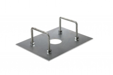 AVO CP-BR6 Mounting plate with anchors for the ARARK324 FAST / APARK6 barrier